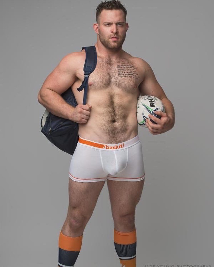 Rugby Star William Burke Wear Underwear