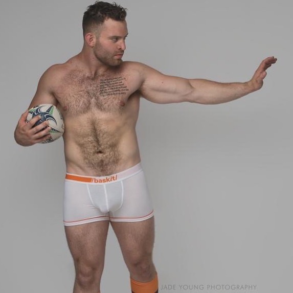 William Burke in Baskit Wear Briefs