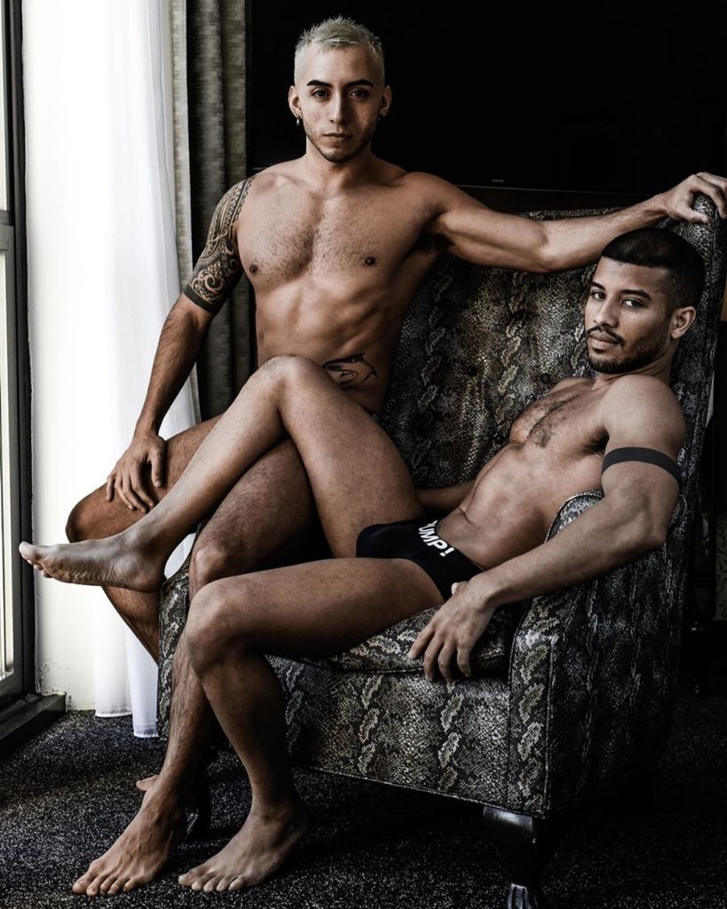 Models posing in Pump Underwear
