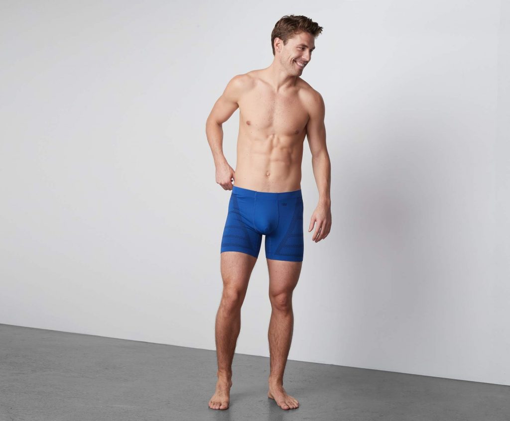 Model in Men's Boxer Brief