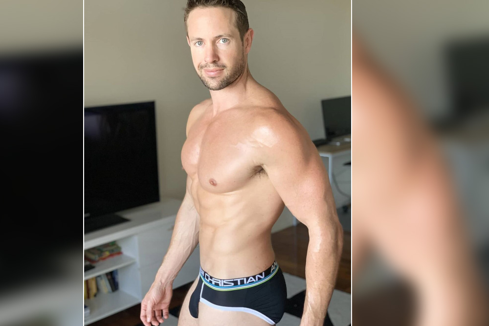 Model Aaron Kuttler in PUMP Sexy Underwear For Men 