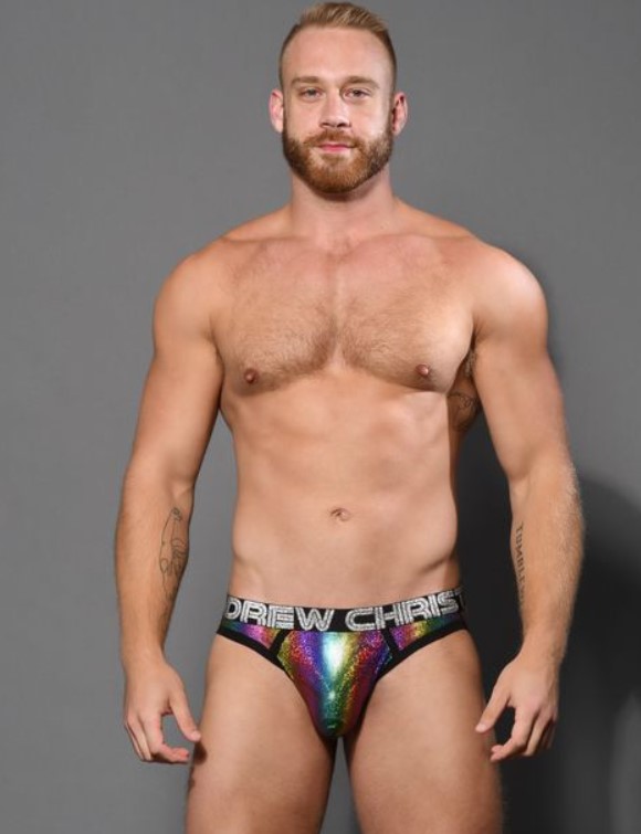 Sparkle Rainbow Brief Jock w/ Almost Naked - Gay Underwear