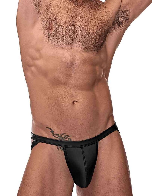 Cage Matte Strappy Ring Jock - Men's Jockstrap Underwear