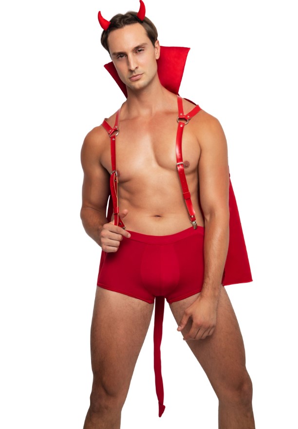 Flaming Devil Men's Costume