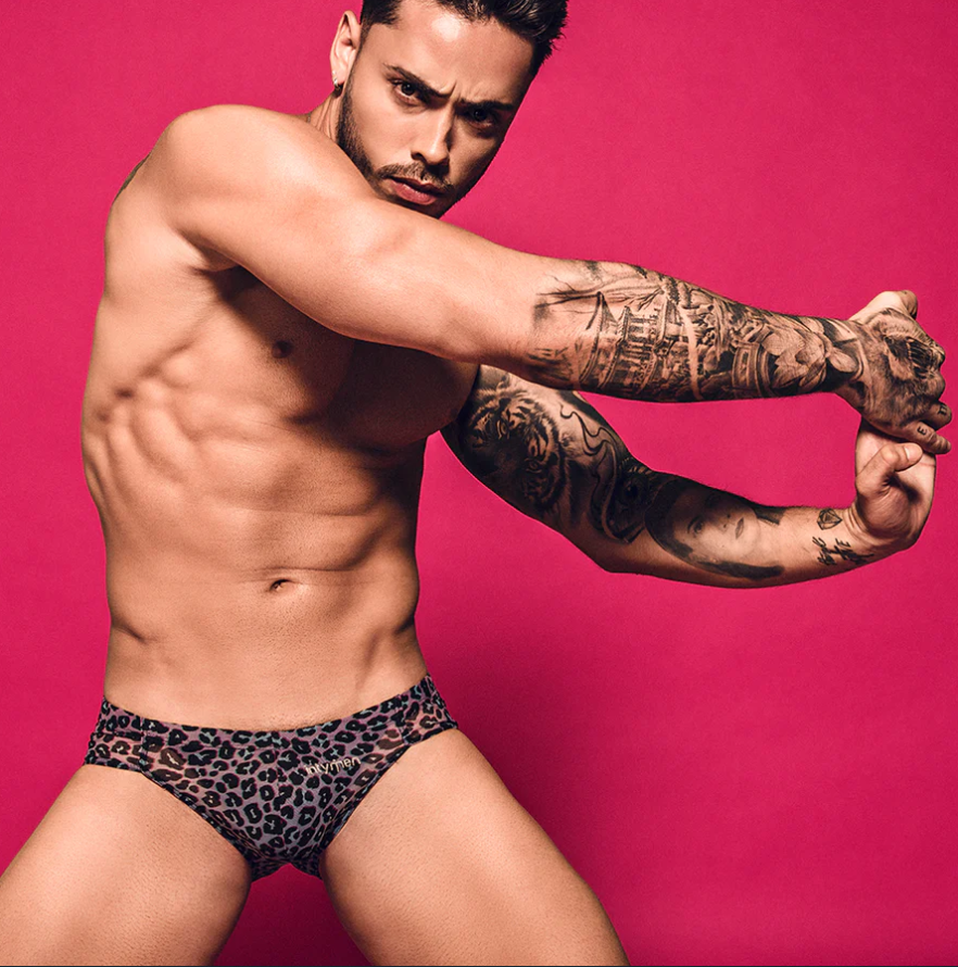 Intymen INI025 Leopard Bikini - Men's Bikini Underwear