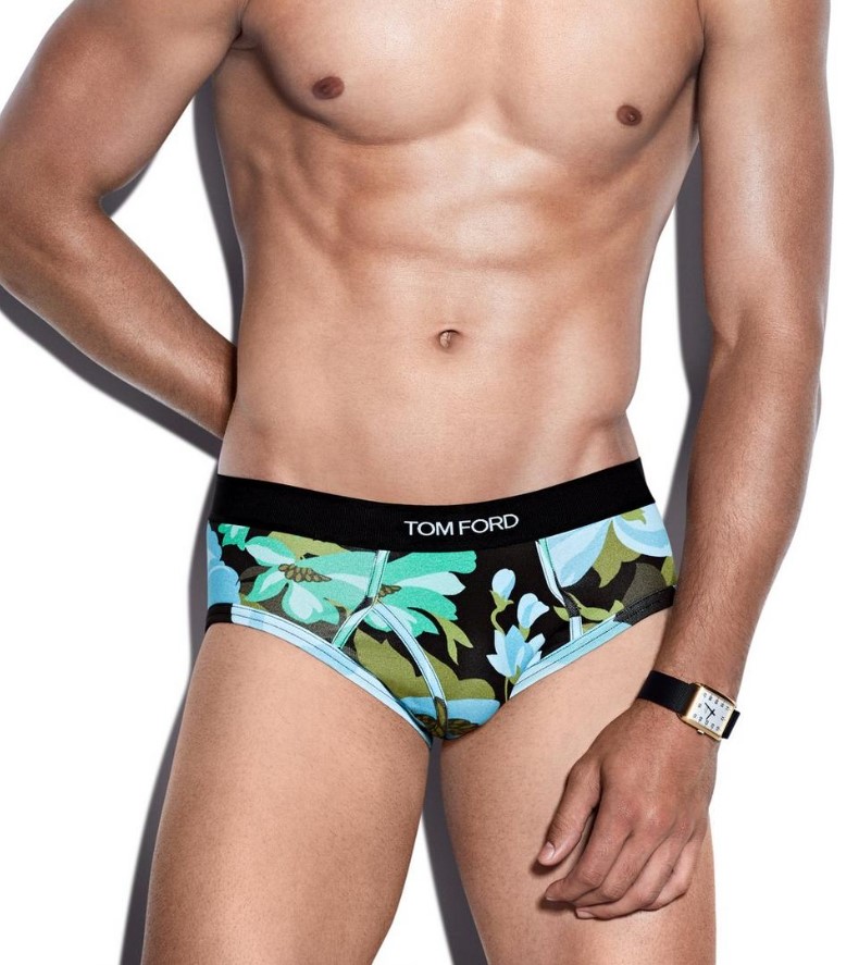 ABSTRACT FLORAL COTTON BRIEFS
