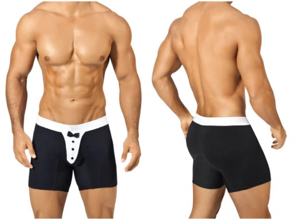 PPU 1325 Tuxedo Boxer Color Black-White
