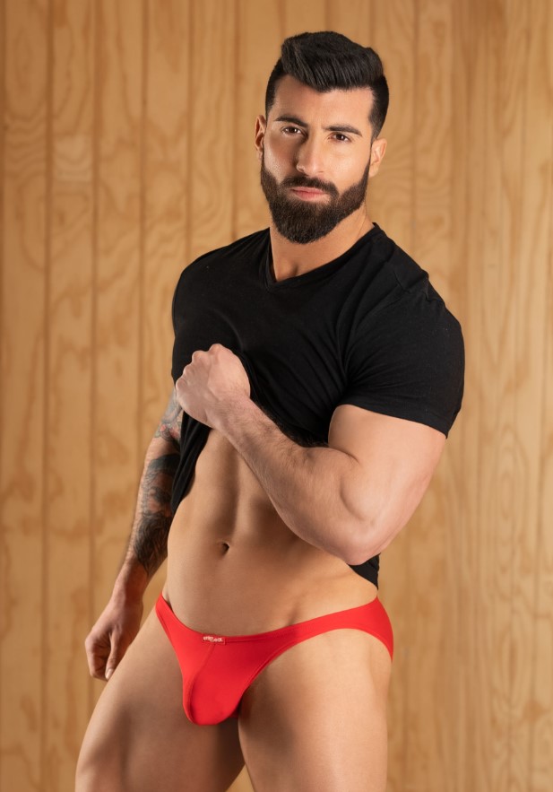 X4D Bikini – Red - men's underwear
