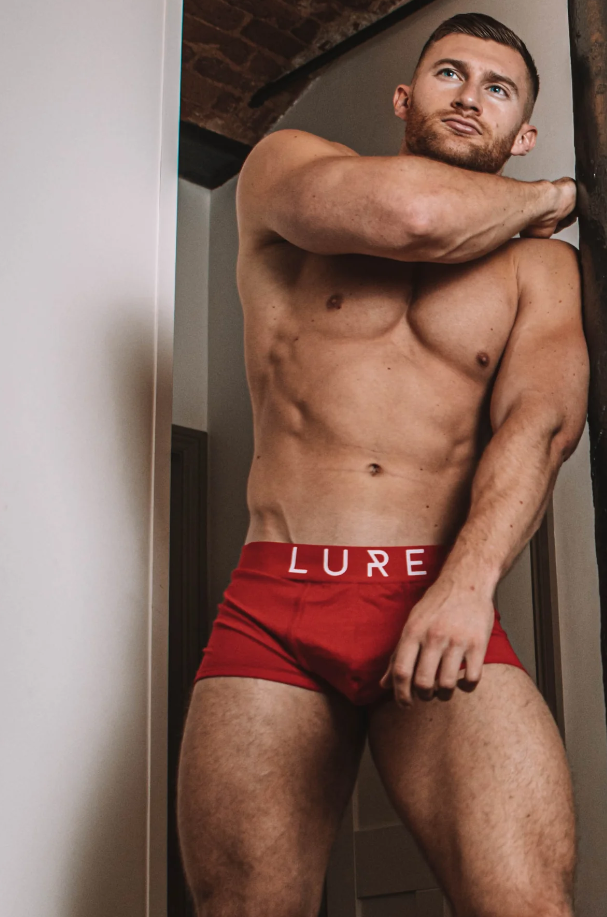 RED BOXER - men's Low-Rise underwear
