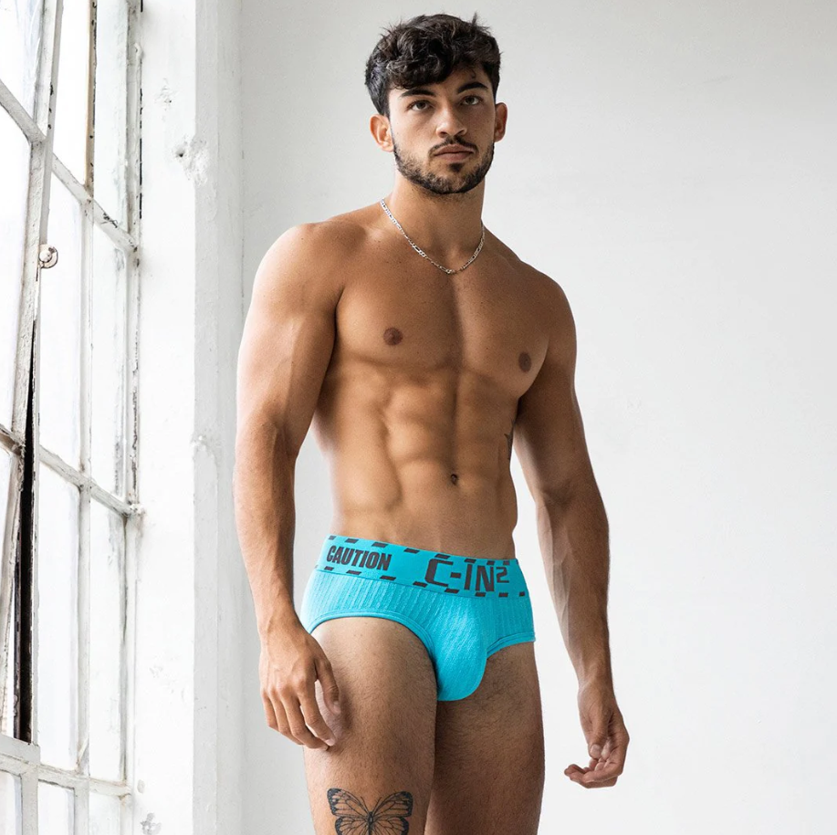 Caution Low Rise Brief James Blue
