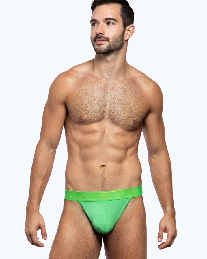 Green Bamboo Thong
