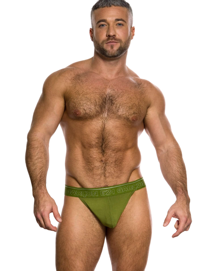 Khaki Bamboo Thong
