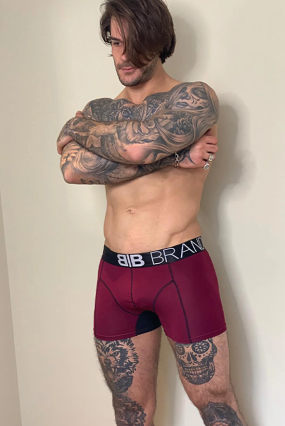 BAMBOO TRUNK - BURGUNDY
