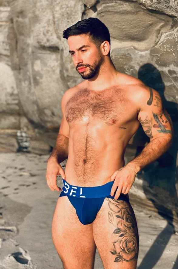 Blue Jockstrap
